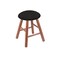 Holland Bar Stool Co Oak Vanity Stool, Medium Finish, Canter Red Seat RC18OSMed003 - alternate 1